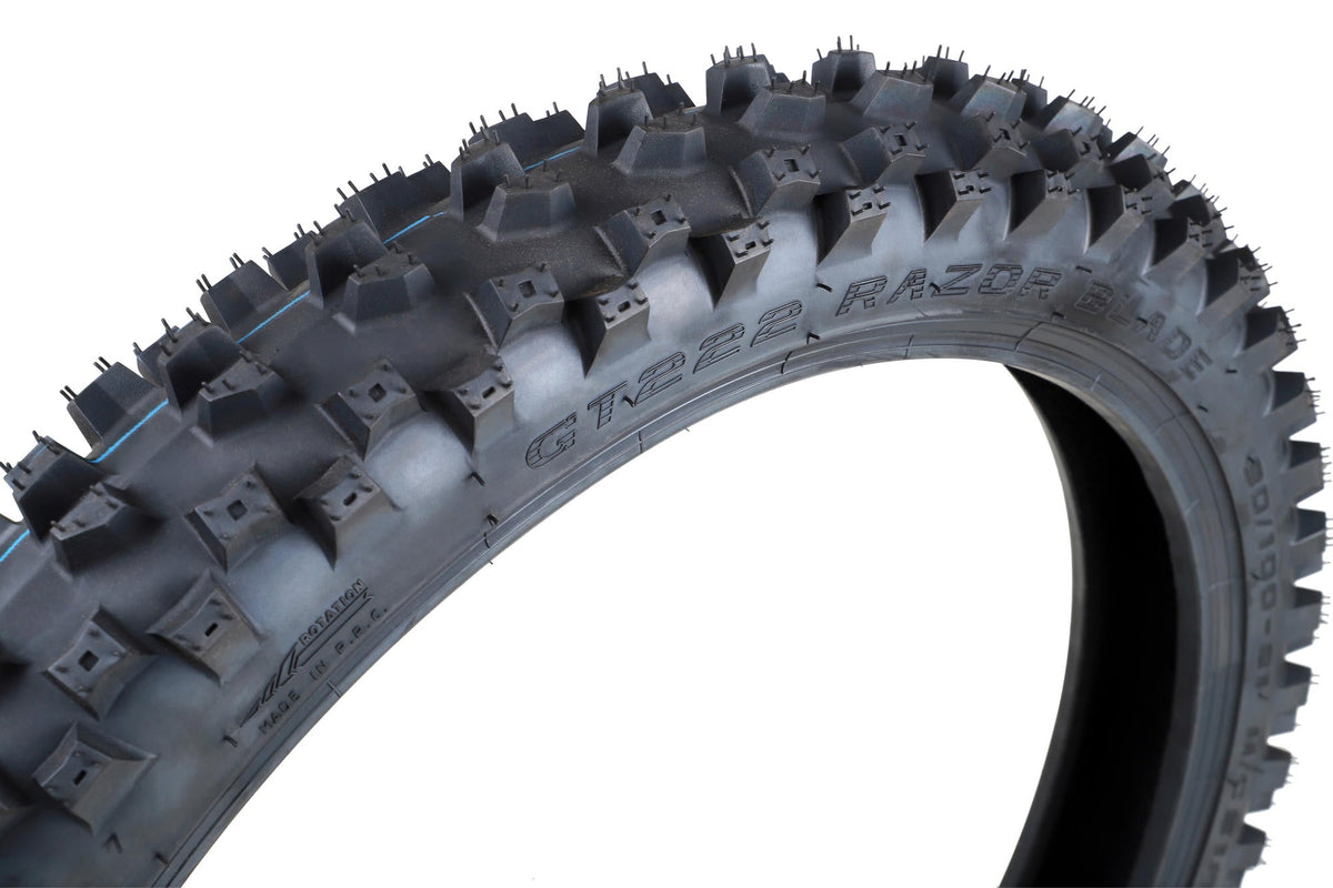 GOP3180 · 80/100-21 TT51R · GT222 Razor Blade