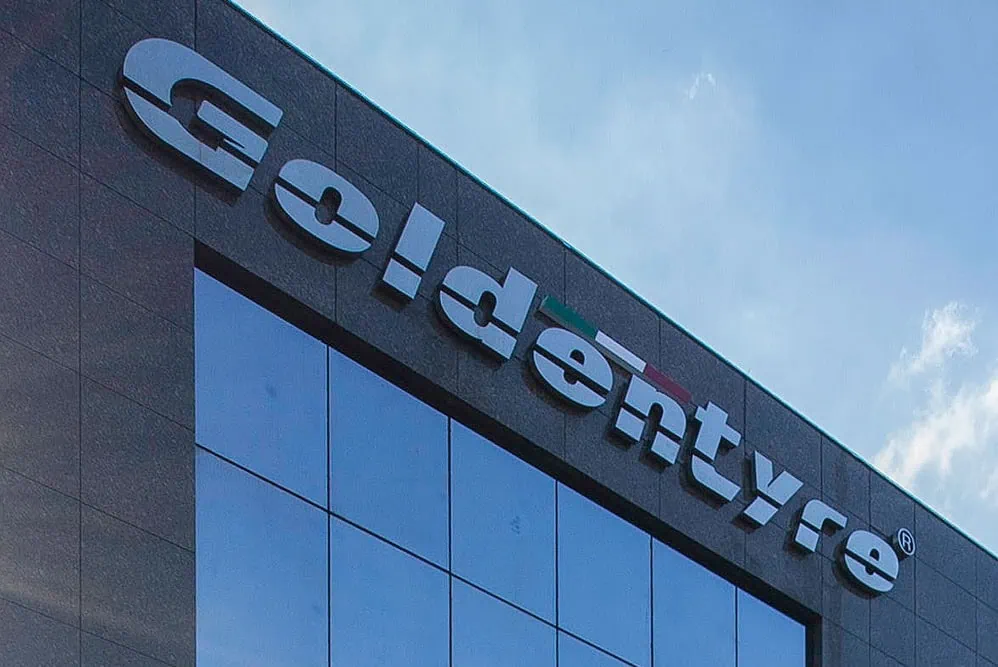 Goldentyre headquarters — facade signage